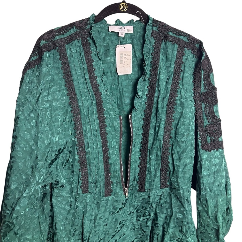 KOCHÉ 🔥 HOT DEAL FRENCE DESIGNER BRAND🔥 Women’s Long Sleeve Blouse - Picture 3 of 9